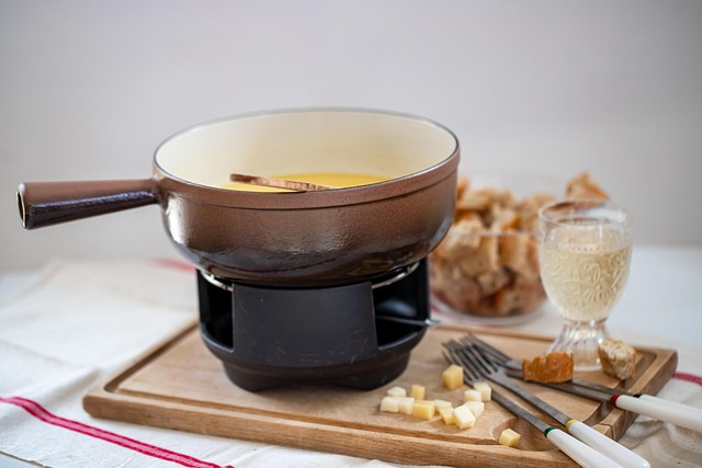 cheese fondue & wine
